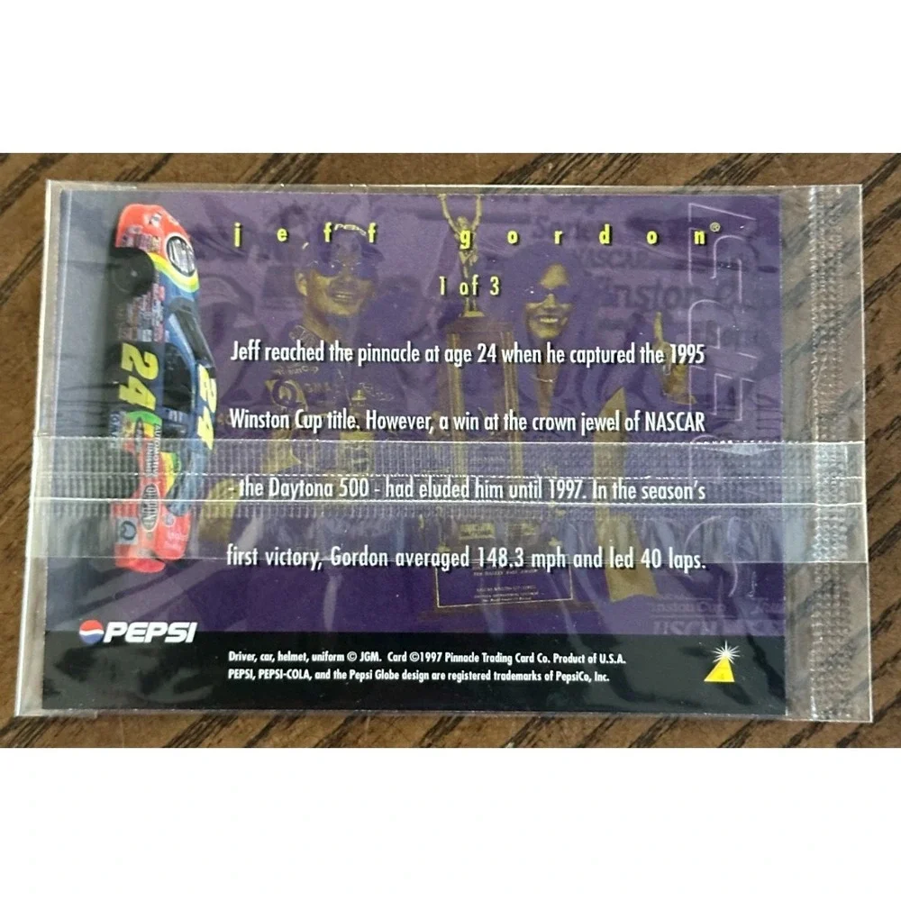 1997 Pinnacle‎ - Precision Steel Jeff Gordon Set Pepsi NASCAR
